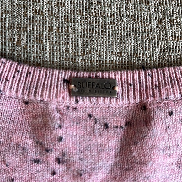 Buffalo Pink Sweater with black specs! - Picture 5 of 5